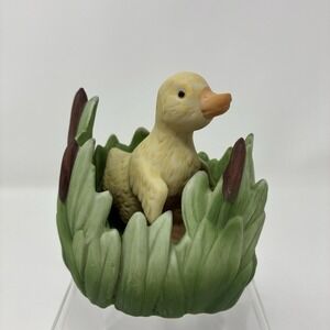 Franklin Mint‎ Porcelain Woodland Surprises  Duck Jacqueline B.Smith 1984 4"